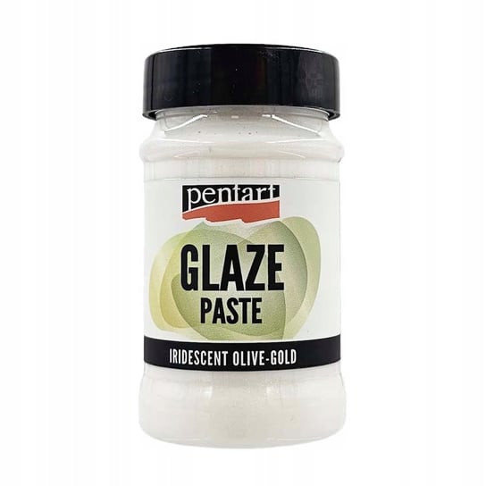 PASTA GLAZE gęsta opalizująca oliwkowe złoto 100ml - Pentart Pentart