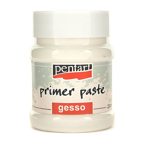 Pasta gruntowa akrylowa GESSO Pentart 230 ml biała Pentart