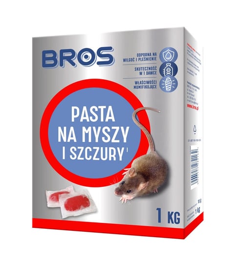 Pasta na Myszy i Szczury 1kg Bros BROS