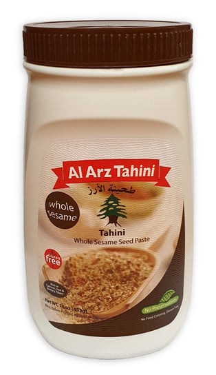 Pasta sezamowa pełnoziarnista Al Arz Tahini 100% Sezamu Tahina bezglutenowa / Agas Yarok Inna marka