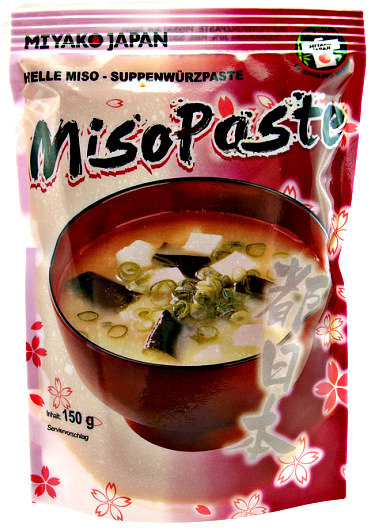 Pasta Shiro Miso, jasna 150g - Miyako Japan SHINJYO