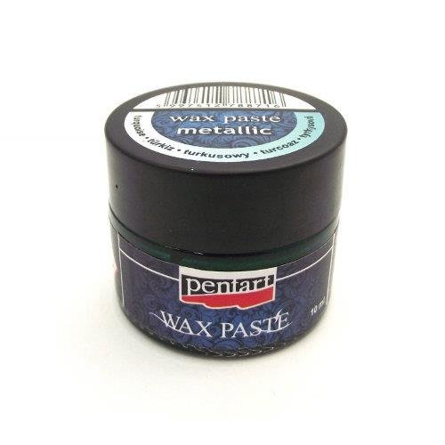 PASTA WOSKOWA metaliczna turkus 20ml - Pentart Pentart