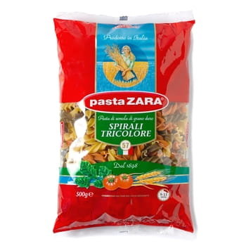 Pasta Zara Spirali Tricolore 500g (świderek 3 kolory) Inna marka