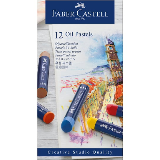 Pastele olejne, 12 kolorów Faber-Castell