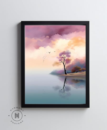 Pastelowy Krajobraz - 50x70 cm - Bez ramy Harmony Posters