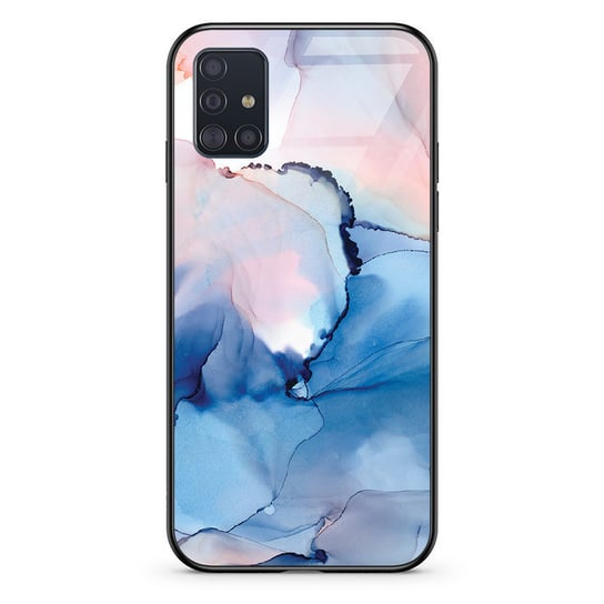 Pastelowy marmur niebieski - Galaxy A51 5G Etui szklane [TIF 33B] PieceofCase