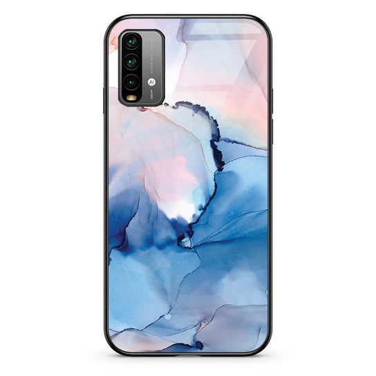 Pastelowy marmur niebieski - REDMI 9T Etui szklane [TIF 33B] PieceofCase