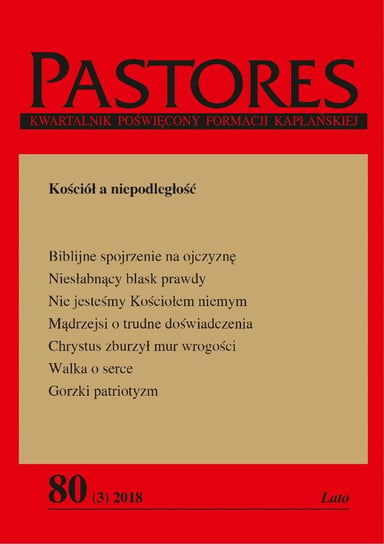 Pastores 80 (3) 2018 Opracowanie zbiorowe