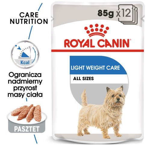 Pasztet dla psów dorosłych z tendencją do nadwagi ROYAL CANIN CCN Light Weight Care, 85g Royal Canin