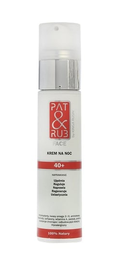 PAT&RUB by Kinga Rusin, Face, krem do twarzy 40+ na noc, 50 ml PAT&RUB by Kinga Rusin