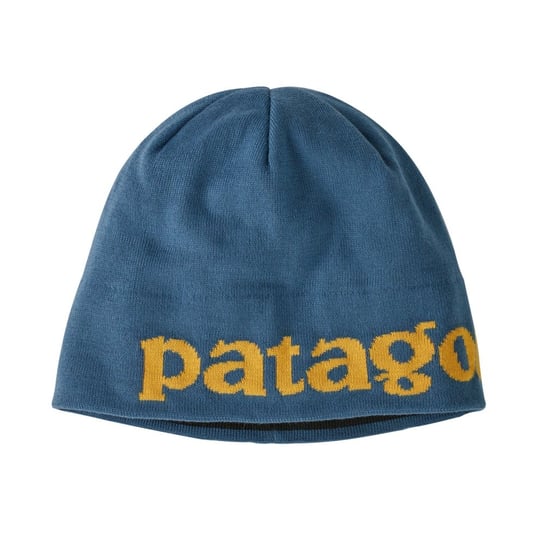 Patagonia Czapka Zimowa Beanie Hat Logo Belwe Knit: Wavy Blue Patagonia