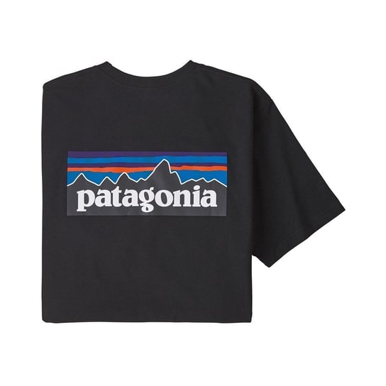 PATAGONIA Koszulka męska P-6 LOGO RESPONSIBILI-TEE-L-Czarny Patagonia