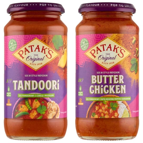Patak's Sos do dań kuchni indyjskiej z kurczaka x2 Pataks