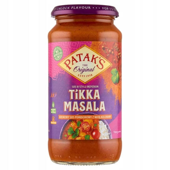 Patak's Tikka Masala Kremowy sos z kolendrą 450 g Inna marka