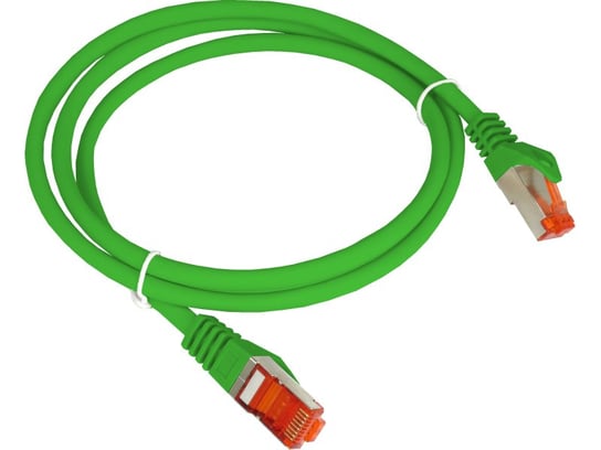 Patch-cord F/UTP kat.6 PVC 0.25m zielony ALANTEC  - ALANTEC Zamiennik/inny