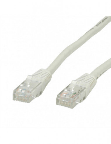 Patch Cord UTP Cat.5e (Class D), beżowy, 15 m SECOMP