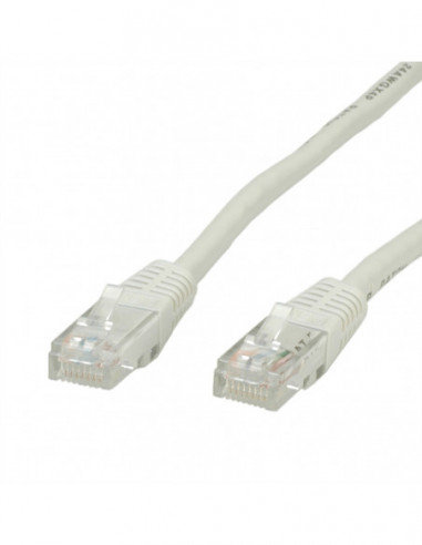 Patch Cord UTP Cat.5e (Class D), beżowy, 7 m SECOMP