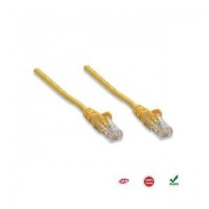 Patchcord Intellinet Cat.5e UTP 100% Miedź 0,5m Żółty Intellinet