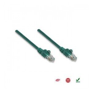 Patchcord Intellinet Cat.5e UTP 100% miedź 2m., Zielony Intellinet