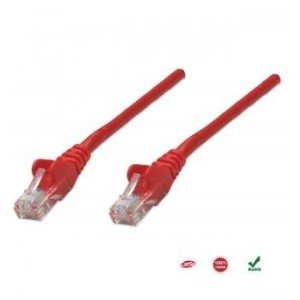 PatchCord Intellinet Cat.5e UTP 100% Miedź 3m Czerwony Intellinet