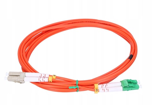 Patchcord LC/UPC-LC/APC Wielomod OM2 Duplex 3mm 2m Extralink