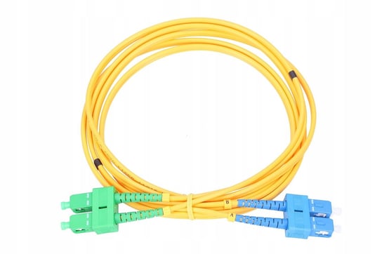 Patchcord SC/APC-SC/UPC Jednomodowy G652D 3mm 10m Extralink