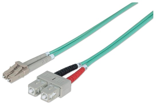 Patchcord światłowodowy Intellinet OM3 50/125 MM LC-SC Duplex 2m Intellinet