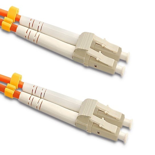 Patchcord światłowodowy LC/UPC - LC/UPC | Multimode | 50/125 | OM2 | Duplex | 10m Qoltec