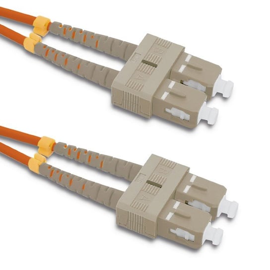 Patchcord światłowodowy SC/UPC - SC/UPC | Multimode | 50/125 | OM2 | Duplex | 2m Qoltec