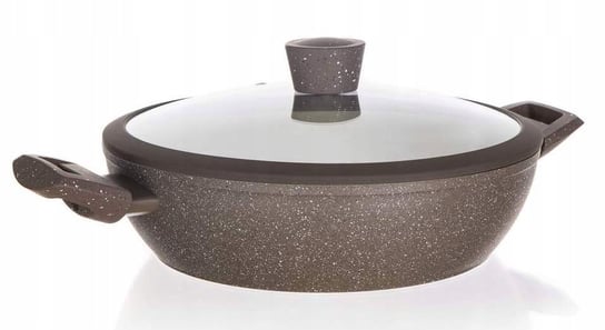 PATELNIA GŁĘBOKA GARNEK WOK 28 cm 3,7 L marmurkowa Banquet