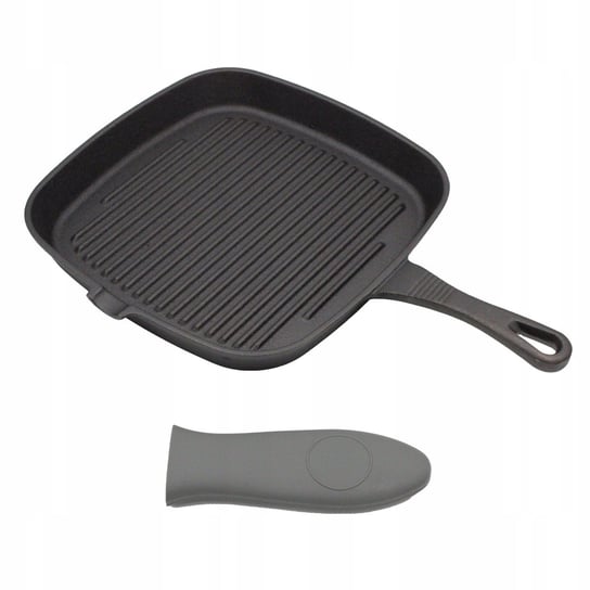 Patelnia grillowa żeliwna 24x24cm BRUNBESTE BB-2668 BRUNBESTE