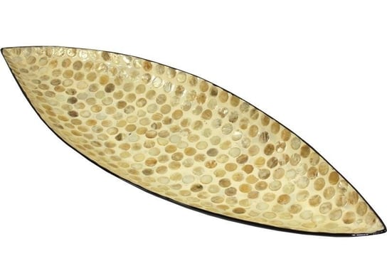Patera ceramiczna z masy perłowej Silesia, kremowa 60x19,5x4,5 cm Pigmejka