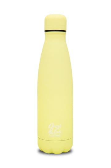PATIO, Bidon Metalowy 500Ml Coolpack Termo Bottle Pastel Powder Yellow Patio