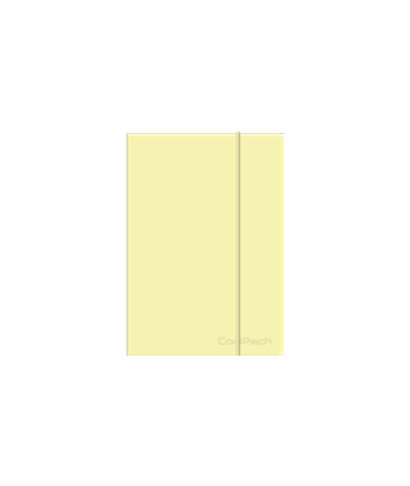 PATIO, Brulion A5 80K Linia Z Gumką Coolpack Pastel Powder Yellow CoolPack
