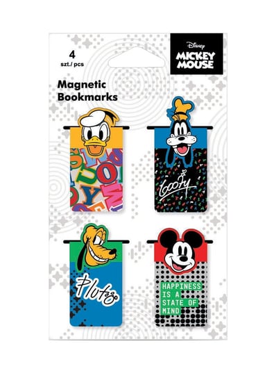PATIO, Zakładka magnetyczna Disney Fashion Mickey Mouse, 4 szt. Patio