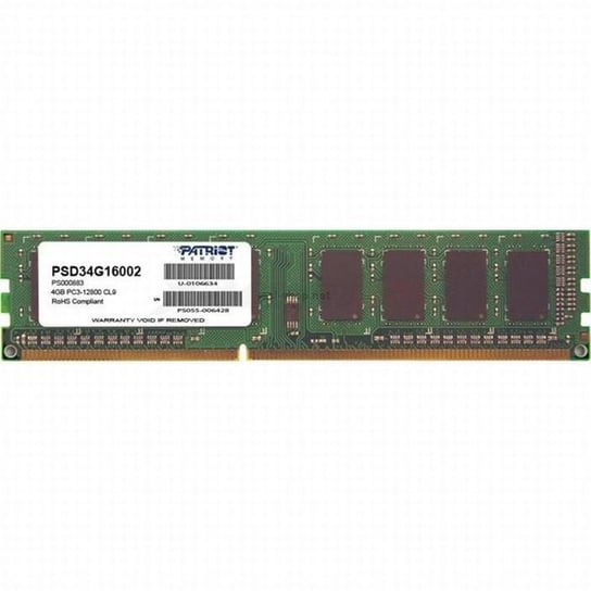 Patriot  DDR3 4 GB 1600 Mhz Signature Line CL9 Patriot Memory