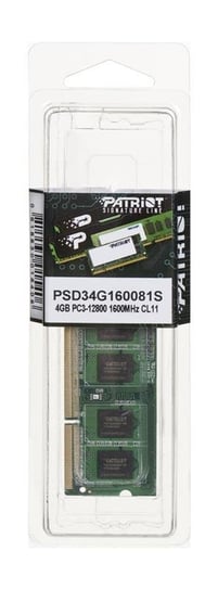 Patriot DDR3 4GB 1600MHZ SIGNATURE SODIMM CL11 Patriot