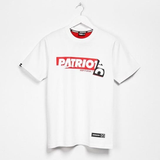 Patriotic, T-shirt męski z krótkim rękawem, Sticker, rozmiar XL Patriotic