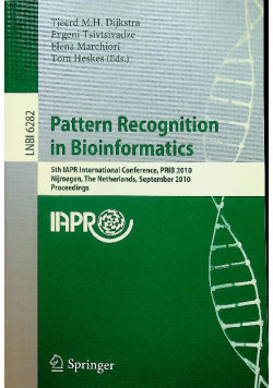 Pattern Recognition in Bioinformatics 5th IAPR International Conference Springer