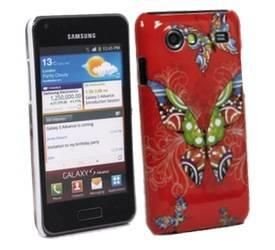 Patterns Samsung Galaxy S Advance Czerwony Motyl Bestphone