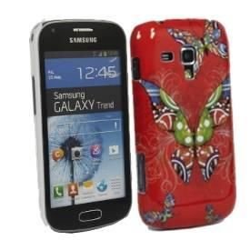 Patterns Samsung Galaxy Trend Czerwony Motyl Bestphone