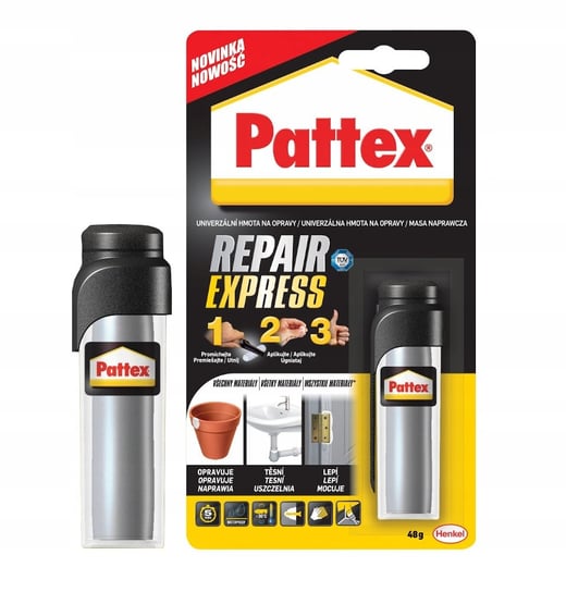Pattex Repair Express, masa naprawcza z tubą epoxy Pattex