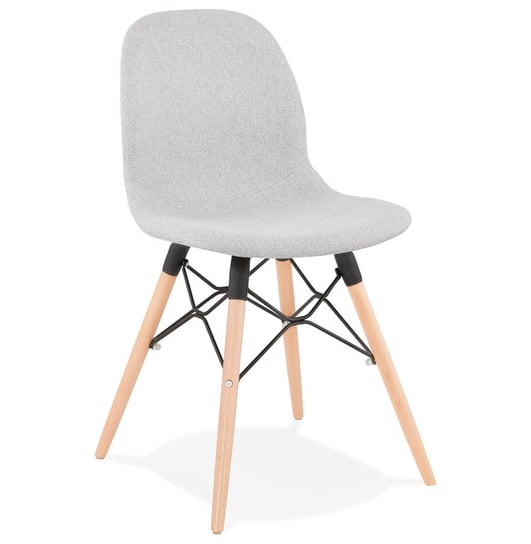 PATY krzesło tkanina k. jasny szary Kokoon Design