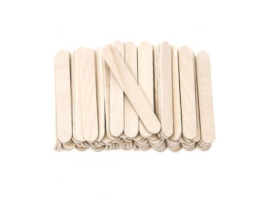 Patyczki drewniane do lodów kreatywne dekoracyjne mini 100szt. 6,5 cm Titanum Titanum