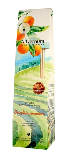 Patyczki zapachowe Allvernum Brazylijska pomarańcza Dyfuzor, 50 ml Allverne