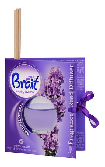 Patyczki zapachowe BRAIT Natural Aroma Relaxing Lavender, 40 ml Brait