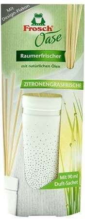 Patyczki zapachowe FROSCH Oase Zitronengras, 90 ml, zapach trawy cytrynowej Frosch