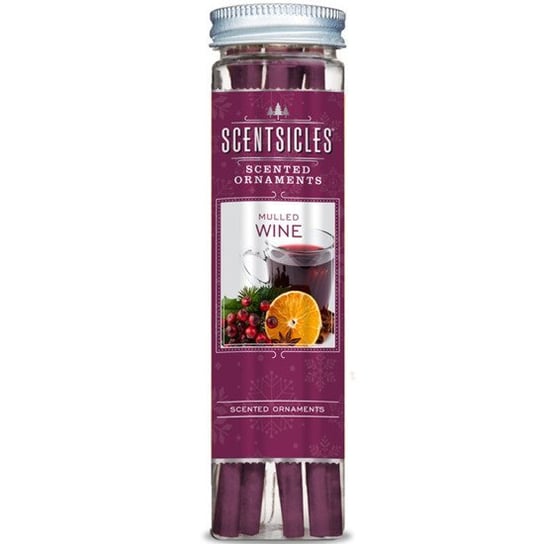 Patyczki zapachowe na choinkę 6 sztuk Mulled Wine Scentsicles Colonial Candle