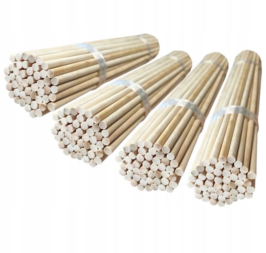 Patyki do Waty Cukrowej 30cm fi 5mm okrągłe bambusowe 200szt. ADMAJ