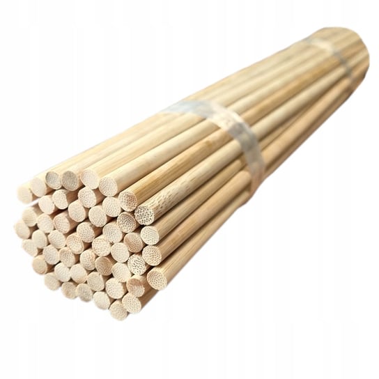 Patyki do Waty Cukrowej 30cm fi 5mm okrągłe bambusowe 50szt. ADMAJ
